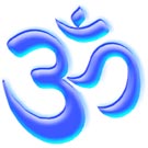 "OM Emboss Aqua" T-Shirt